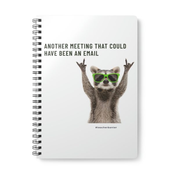 "Another Meeting That Could Have Been An Email"- Wirobound Softcover Notebook, A5